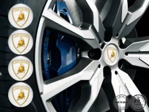 Lamborghini Calcomanías en Ruedas Etiquetas Cúpula Premium